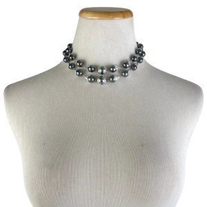 Vintage double strand necklace Hong Kong stamped short beads 1960s Beads Fancy
